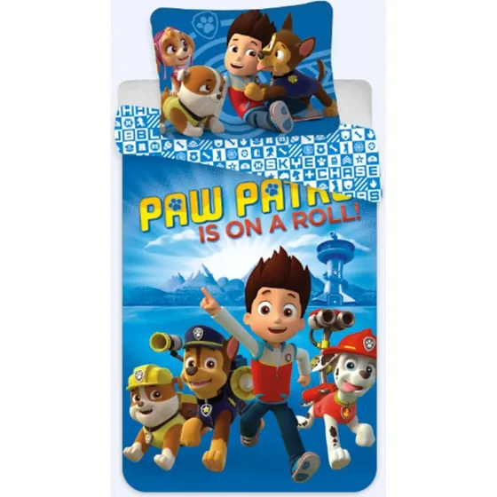 Paw Patrol sengesæt 140x200 cm – vendbart 100% bomuld