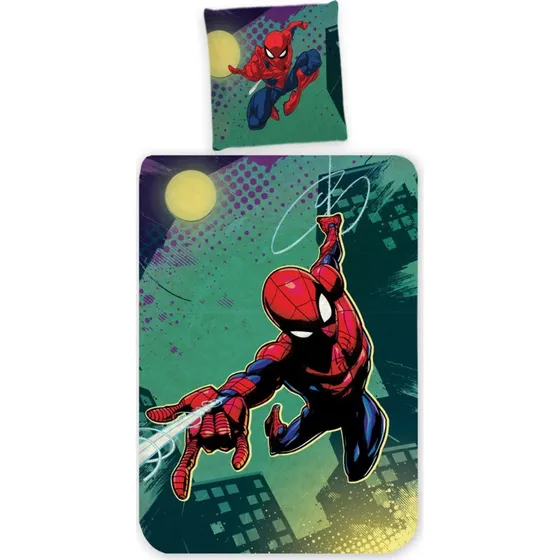 Spiderman junior sengetøj 100x140 cm - 100% bomuld