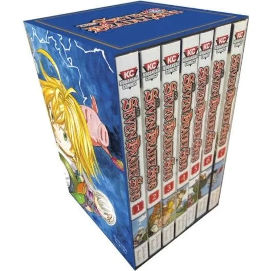 The Seven Deadly Sins Manga Box Set 1 (Vol. 1-7) med eksklusivt poster