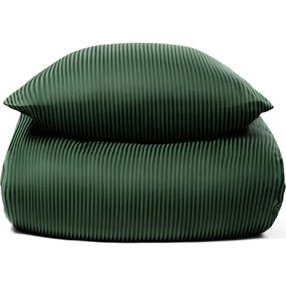 Egyptisk bomuldssatin sengesæt 150x210 cm - Grøn