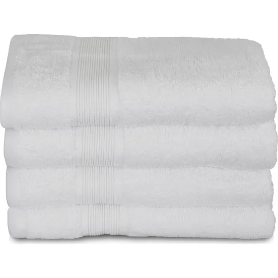 Excellent By Borg bambus-håndklæde 50x100 cm - hvid