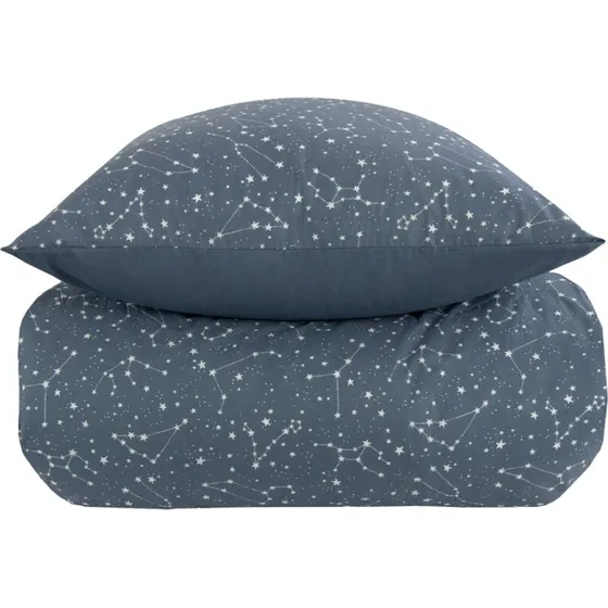 Borg Living Zodiac Blue sengesæt 200x200 cm i 100% bomuld