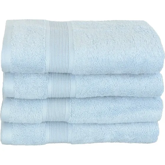 Bambus håndklæde 50x100 cm – Lys blå, 60/40 (550 g/m²)