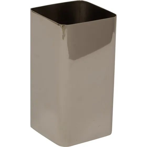 Tandbørstekrus i rustfrit stål - Turiform Kontinental 12x6,5 cm