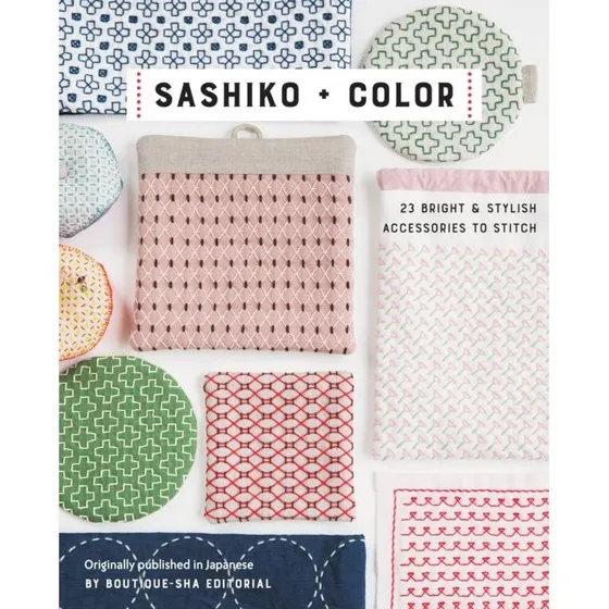 Boutique-sha Sashiko + Color: Stilfulde broderimønstre