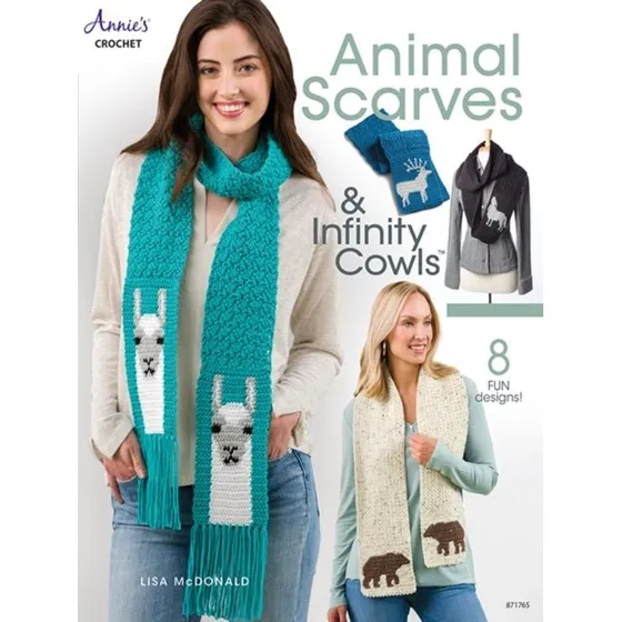 Animal Scarves & Infinity Cowls af Lisa McDonald