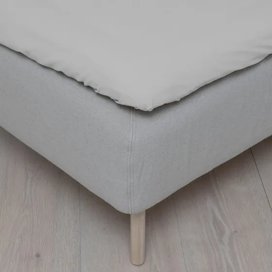 Høie H-split splitlagen 210x210 cm - Lysegrå (200TC)