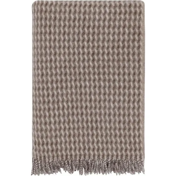 Høie Teide uldplaid 100% ren ny uld 120x180 cm