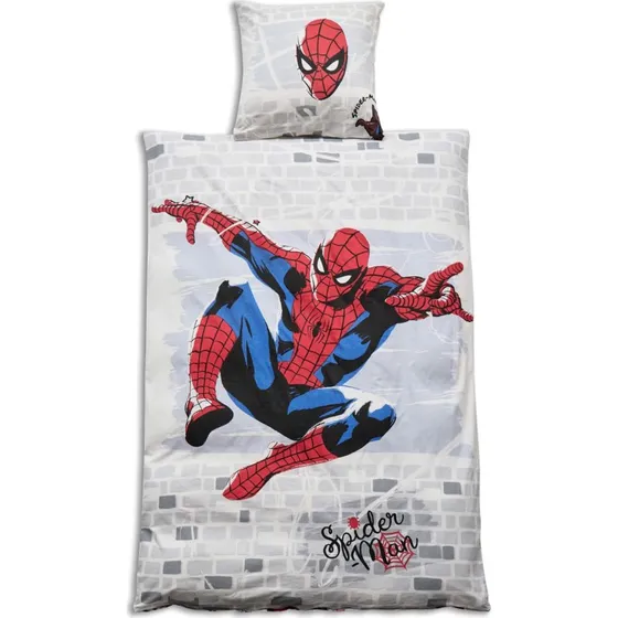 Spiderman sengetøj 140x200 cm i blødt bomuldsflonel
