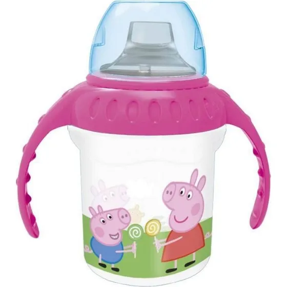 Gurli Gris drikkekop 270 ml med låg og håndtag