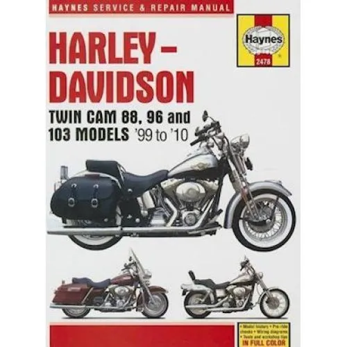 Haynes Repair Manual: Harley-Davidson Twin Cam 88, 96 & 103 (99-10)