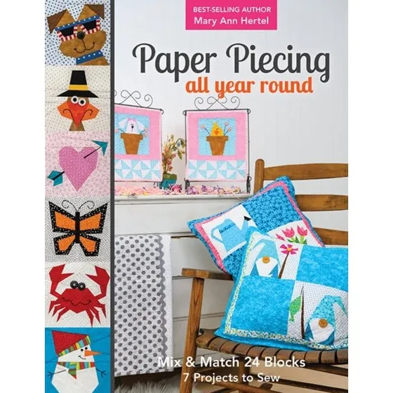 Paper Piecing All Year Round af Mary Hertel