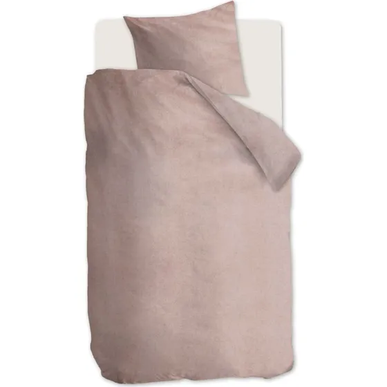 Beddinghouse Flonel sengetøj 140x200 mørk rosa