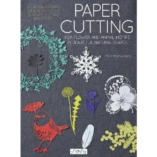 Maki Matsubara: Paper Cutting Flower and Animal Motifs Bog