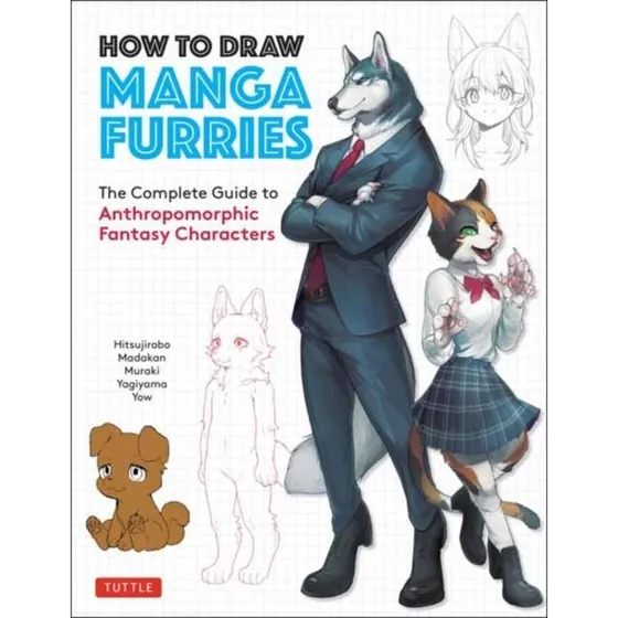 How to Draw Manga Furries - Tegneguide af 5 japanske kunstnere