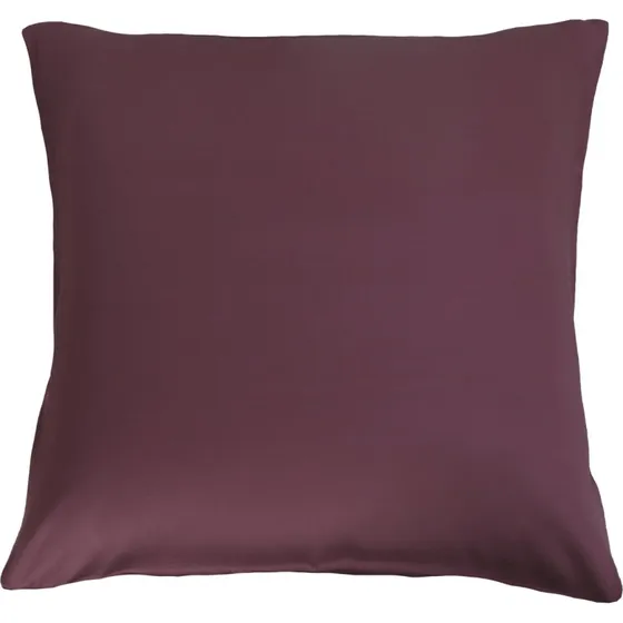 Bambus pudebetræk 60x63 cm - Bordeaux (100% satin)