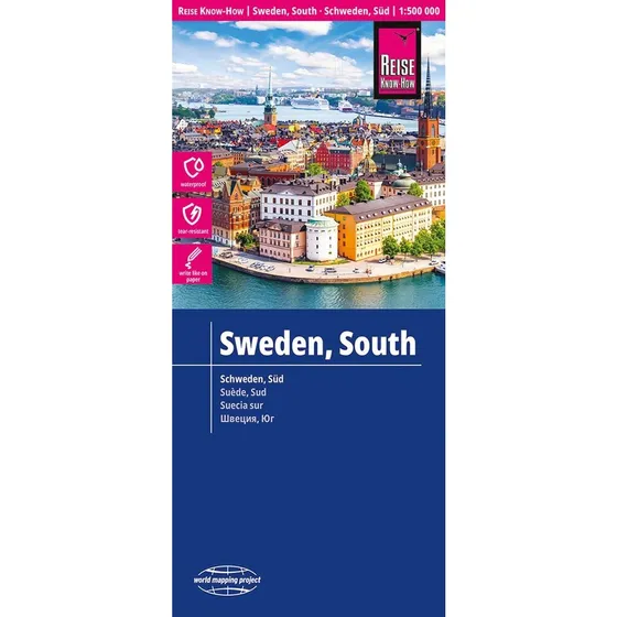 Reise Know-how Sweden Southern - Engelsk rejsekort