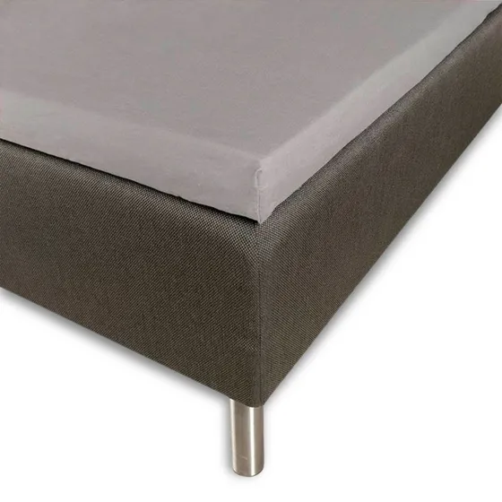 Bambus kuvertlagen 140x200x8 cm – Lys grå, 100% bambus