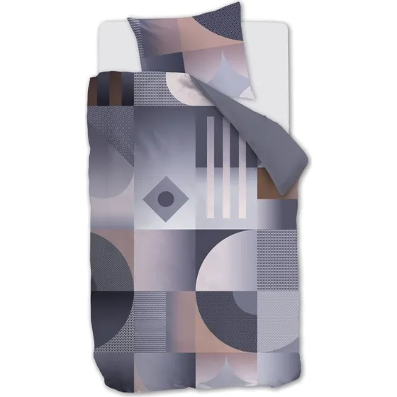 Beddinghouse Robbinson Grey økologisk sengesæt 140x220