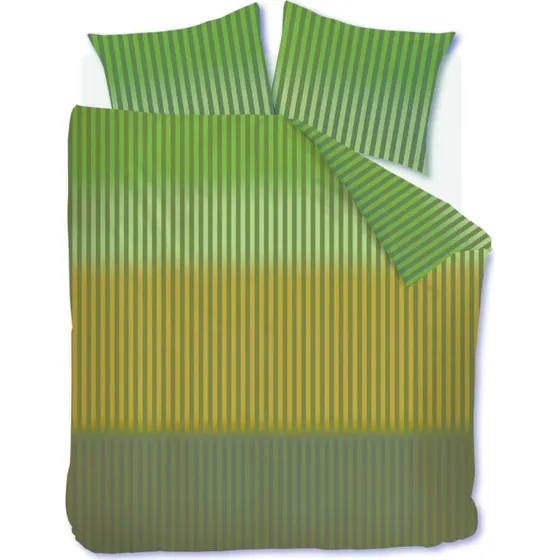 Beddinghouse Jonah ranforce sengesæt 200x220 - grøn