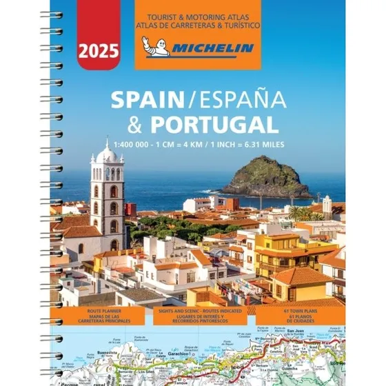 Michelin Spain & Portugal 2025 Tourist & Motoring Atlas