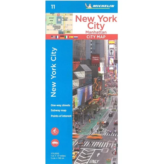 Michelin Kort - New York City & Manhattan (Engelsk)