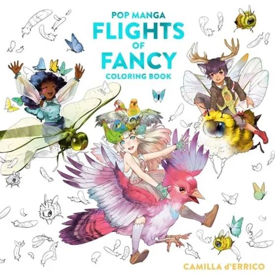 Pop Manga Flights Of Fancy Coloring Book af Camilla d'Errico