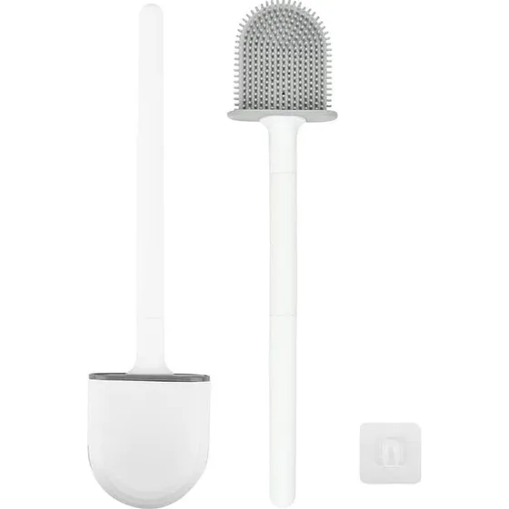 INF Toiletbørste med holder TPU - Hvid