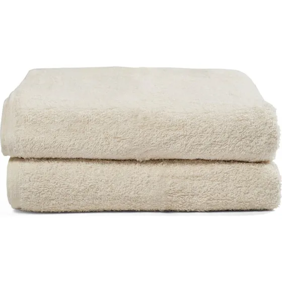 Nordisk Tekstil Håndklæder 2-pak 50x100 cm - Natur