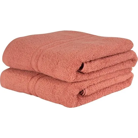 Gæstehåndklæde 30x50 cm Coral – 100% blød bomuld