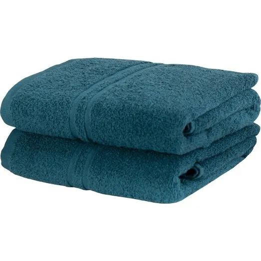 Gæstehåndklæde 30x50 cm – Blå, 100% bomuld