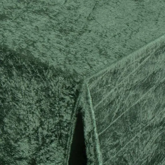 Grøn velourdug 150x300 cm – Nervøs velour (Borg Living)