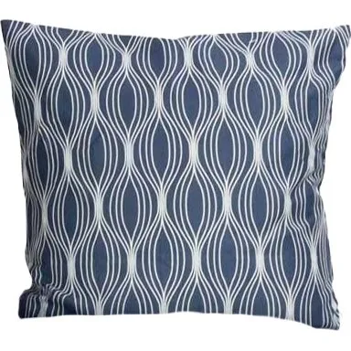Pudebetræk 60x63 cm Wave blå - IN Style microfiber