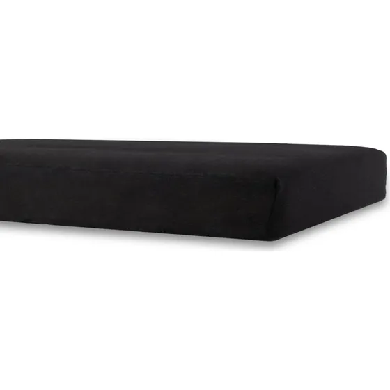 Faconlagen til barnevogn 36x98 cm - Sort, 100% bomuld