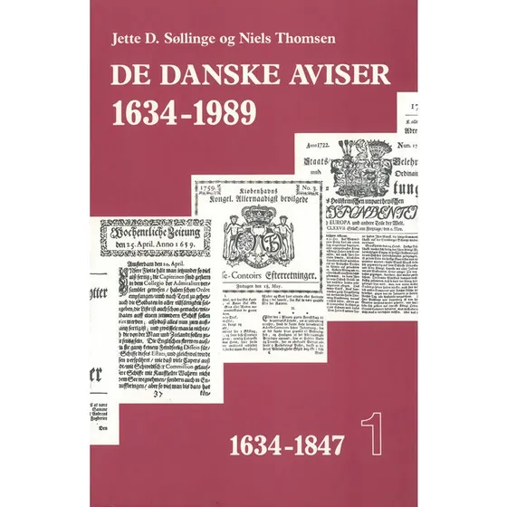 De danske aviser 1634-1989 (I) - Niels Thomsen