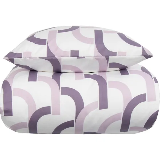 IN Style Sengetøj 140x200 cm Clips - Lilla mikrofiber