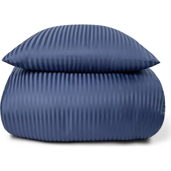 IN Style mikrofiber sengesæt 150x210 cm – Blå stribet