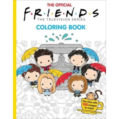 Friends Official Coloring Book: 100 billeder i Chibi-stil