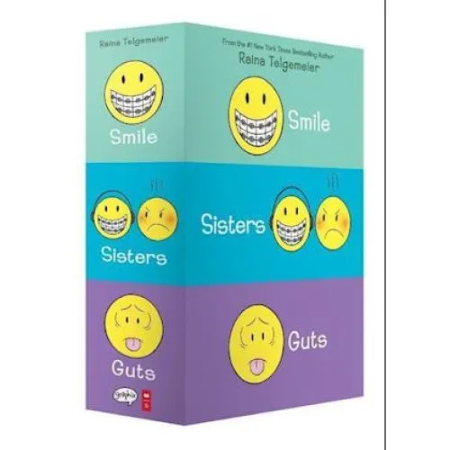 Raina Telgemeier: Smile, Sisters & Guts Box Set