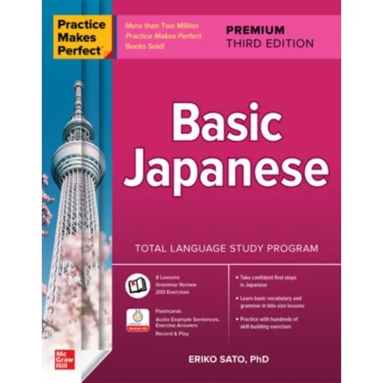 Practice Makes Perfect: Basic Japanese, Premium 3. udgave