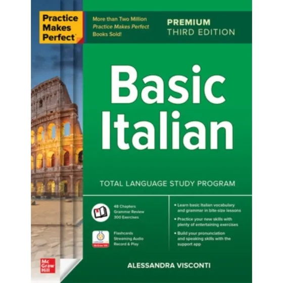 Practice Makes Perfect: Basic Italian, Premium 3. udgave