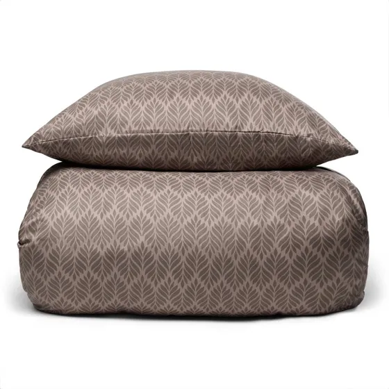 IN Style kingsize sengetøj 240x220 cm - Mønstret brun microfiber