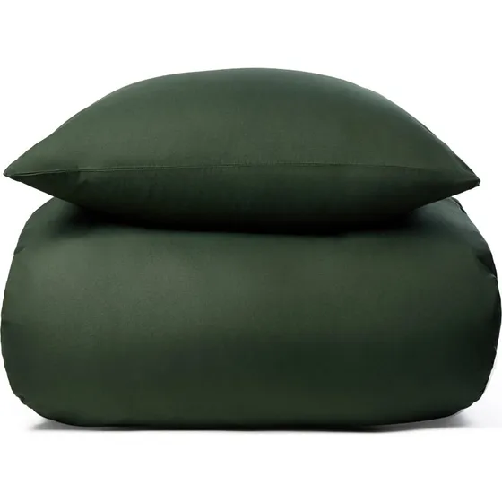 IN Style microfiber sengesæt 200x220 - mørkegrøn