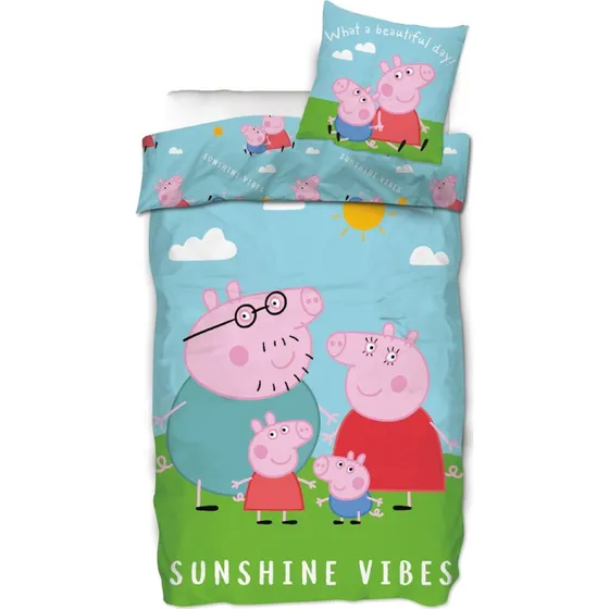 Gurli Gris sengetøj 150x210 cm – Familien Gris