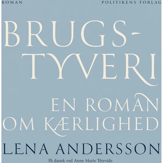 Lena Andersson: Brugstyveri - en roman om kærlighed