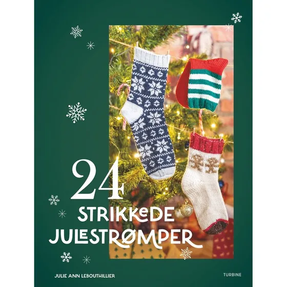 24 strikkede julestrømper - Julie Ann Lebouthillier