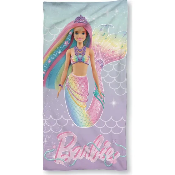 Barbie badehåndklæde 70x140 cm – 100% bomuld