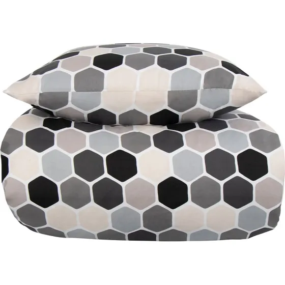 IN Style Cube sengesæt 240x220 lysegrå (kingsize)