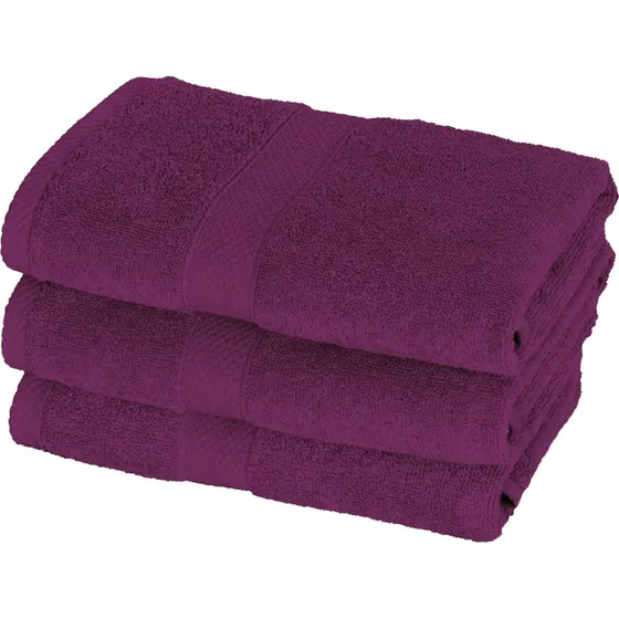 Egeria Diamant håndklæde 50x100 cm - Lilla (100% bomuld)