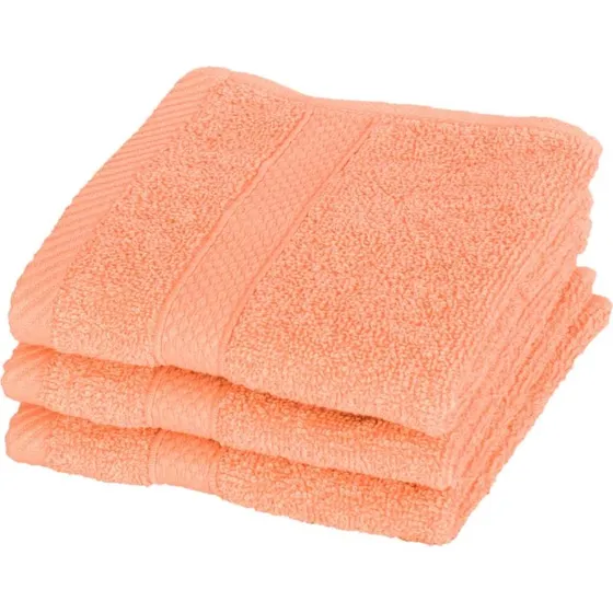 Egeria vaskeklud 30x30 cm Diamant – 100% bomuld (Orange)